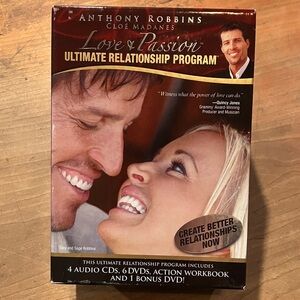 Anthony Robbins Love & Passion Ultimate Relationship Program - 11 DVDs & cds …